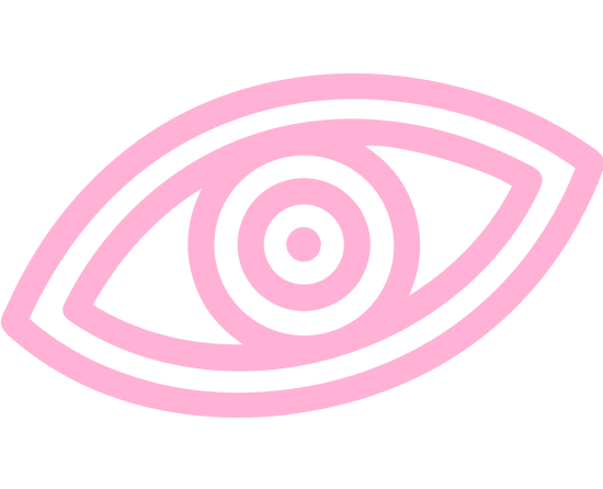 Eye graphic in pink